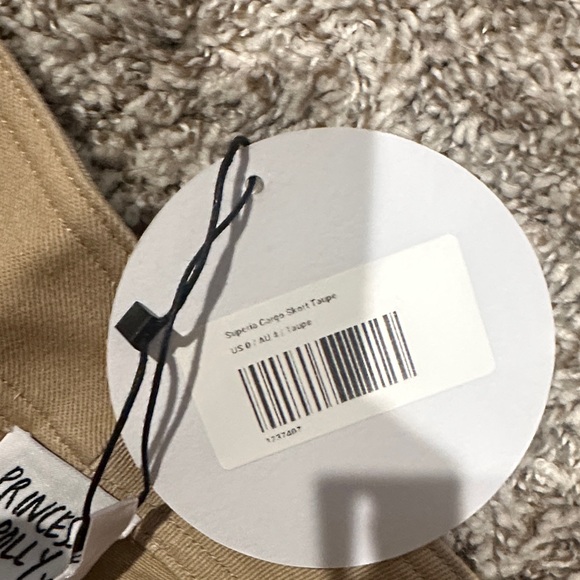 Princess Polly Beige Cargo Shorts - Picture 3 of 4